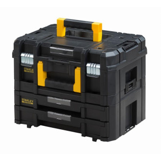 Kit Mallette + Mallette 2 tiroirs Tstak-Fatmax STANLEY 21,5L - 44 x 33,17 x 32,6 cm - FMST1-71981
