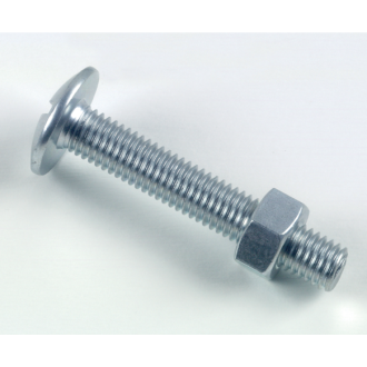 Boulon poêlier lennie tête ronde large - ø6x35 - boite de 100 - brl0603502b