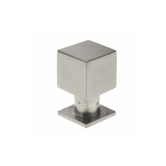Bouton carré sur pied ø20 mm design mat inox brossé - dmk012.in.20.5