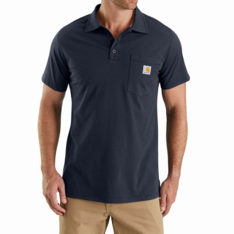 Polo CARHARTT Anti-transpiration - Bleu marine - T.M - 103569