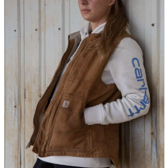Veste sans manche femme CARHARTT Col doublée - 104224