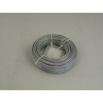 Câble acier VISO - Type Horlogerie - Ø 6 mm - Bobine 50 m - Vendu au mètre - CAT609NB