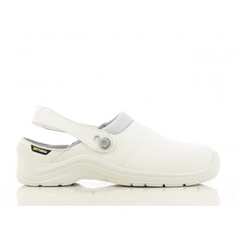 Sabot de cuisine léger cortina cortado - cuir blanc - Pointure au choix