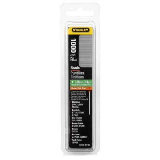 Boîte 1000 clous 18GA 8/300/E/J STANLEY - 1"- 25 mm - 1-SWK-BN100T 