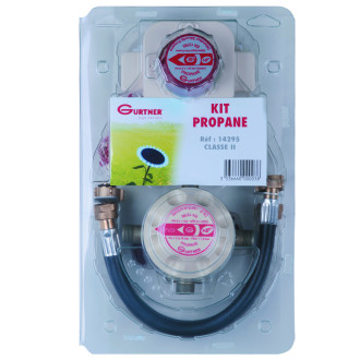 Kit propane 2 bouteilles / inverseur 3kg/h 37mbar