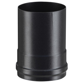 Adaptateur pour raccordement poele granule poujoulat noir dn 80mm
