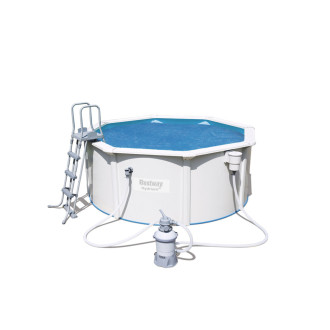 Bâche solaire ronde ý3.55m - bestway - pour piscine hydrium de 3.60m x 1.20m