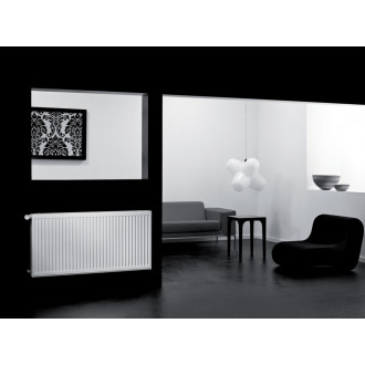 Radiateur panneau acier radson compact, type 22 blanc 1924w 600x1050mm raccordement latéral
