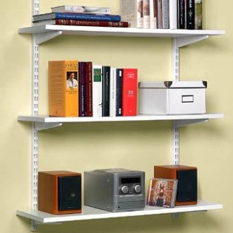 Console double blanche BOURG MERMIER - 22 cm - P-CDC22B