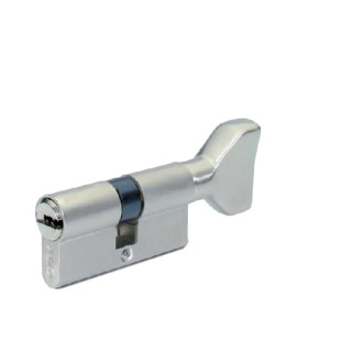 Cylindre à bouton CAVERS ISEO 40x40mm - laiton nickelé - varié V05 KCF001921 - 535940409V05