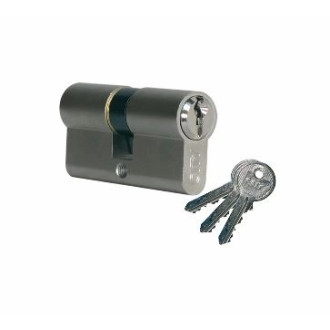 Cylindre City ISEO 30x50mm laiton nickelé - varié V04 KCF005504 - 520930529V04
