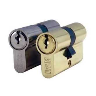 Cylindre européen laitonné varié 60mm Série C IFAM - 30+30 - 14100