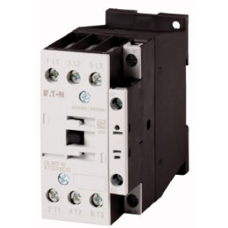 Contacteur tripolaire 38A AC3 1 contact à fermeture 24V 50 60HZ Eaton