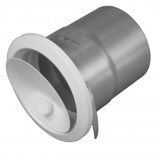 Isotip bouche de soufflage réglable par molette bir pour conduits dac 125