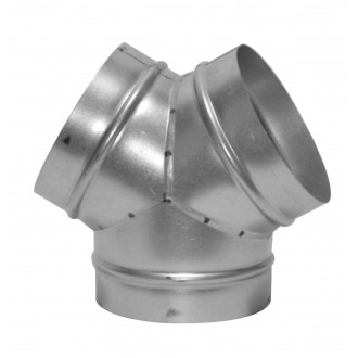 Isotip culotte « y » pour raccordement sur conduits flexibles dac 125 mm