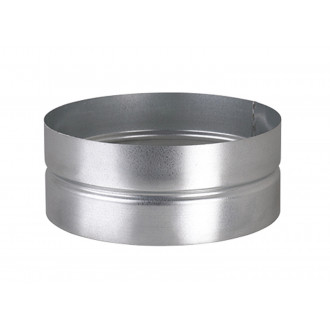 Isotip manchon femelle acier galva pour raccordement conduits flexibles dac 125