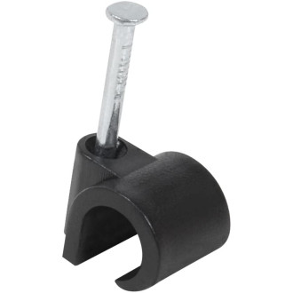 100 Attache-fils pour câble rond Ø 8 à 12mm pointe béton DEBFLEX Gris - 700444