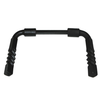 Béquille double 1171 alu noir torsadé DUVAL BILCOCQ Carré 6 et 7 mm serrage 30-85mm - 37-0108-2611       