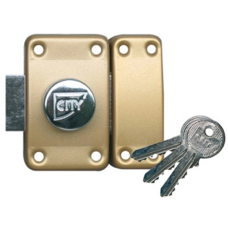 Verrou ISEO City 26 double cylindre - Cylindre 45 mm - Sur variure MV 05 - 10022452V05 