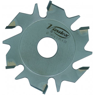 Lame à rainer ø 100mm xal.22 virutex -  2 dents + 4 - 1440080