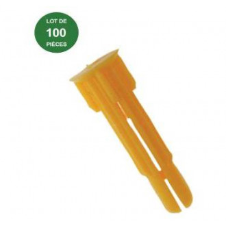 Cheville polypropylène - cheville polypropylène p8 c-100/bte