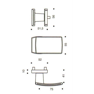 Ensemble palière 525 sur rosace scult bec de cane bezault platine - 204416 Ensemble palière 525 sur rosace scult bec de cane bezault platine - 204416