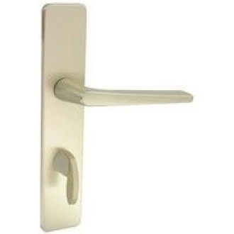 Ensemble de porte Riviera 90 BEZAULT Entraxe 195 mm Champagne - Bec de cane condamnation - 0118220 