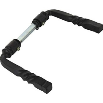 Béquille double Aquitaine 49 BOUVET Fer noir - 7x95 mm - 15266