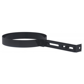 Isotip collier de suspension pour tuyau email 0,7 mm - 150 - noir