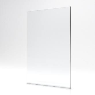 Paroi de douche à l'italienne freedom 2 verre transparent 8m - Dimensions au choix