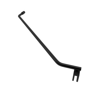 Barre de fixation d'angle noir mat pour douche à l'italienne - barre de fixation murale d'angle - freedom 2 dark angle Aurlane - FAC298