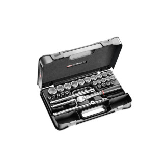 Coffret douilles FACOM 1/2 - 6 pans métriques - 30 pièces - S.161-5P6