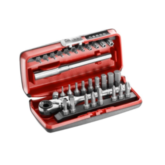 Coffret 31 pièces embouts 1/4 + cliquet FACOM - R.180J31PB