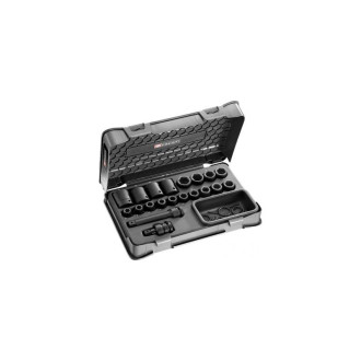 Coffret douilles 1/2 impact 6 pans 10-24 mm facom - ns.405b