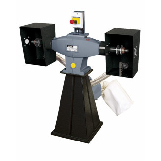 Polisseuse écologique brosse/brosse femi gamme industrie - socle + aspiration - 850w ø200mm - 204