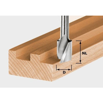 Fraise hélicoïdale avec queue de 8 mm FESTOOL HS Spi S8 D14/20 - 490948