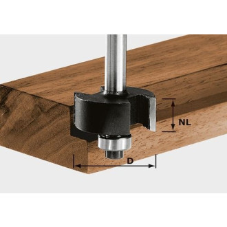 Fraise à rainurer HW avec queue de 8mm FESTOOL HW S8 D31,7/NL 12,7 - 491022