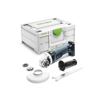 Meuleuses d'angle festool agc 18-125 eb-basic - avec systainer sys3 m et accessoires - sans batteries, ni chargeur - 576825