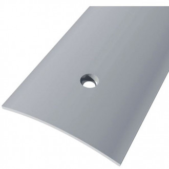 Seuil demi-bombé pré percé L.73cm x larg.30mm ELTON Inox - B01001/073
