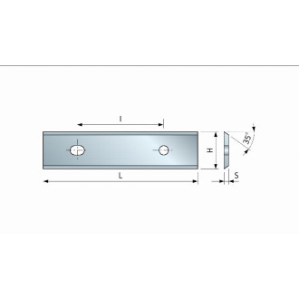 Plaquette 35° 30x12x1,5 I14 - F03FH02883 -CG04MEA310