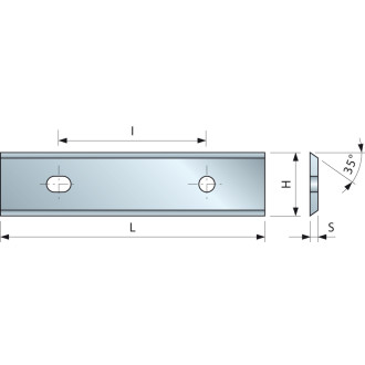 Plaquette 35° 30x12x1,5 I14 - F03FH02925 -CG20MEA310