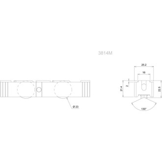 Chariot double réglable la croisee ds - 3815m