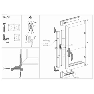 Kit de fermeture FAPIM - 1679 