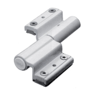 Paumelle à clamer porte fenêtre Venice Baby FAPIM gorge 14x18/13.6x16.8 - Blanc 9010 - 5603A-32