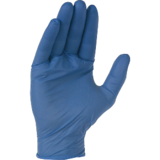 Gants nitrile bleu singer - usage unique en374 - auu4010