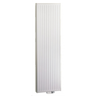 Radiateur panneau acier VERTEX 2 lames + 1 rangée d ailettes (21) - H: 2000 mm - L: 700 mm - 2520 W