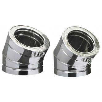 Coude Therminox TI - Diamètre 80/130 - 45