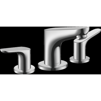 Mélangeur de lavabo HANSGROHE Focus , 3 trous, avec tirette et vidage chromé - 31937000