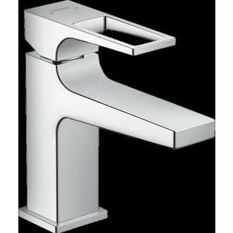 Mitigeur de lavabo HANSGROHE Metropol  poignée étrier bec court, bonde Push-Open chromé - 74500000