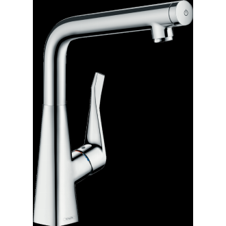 Mitigeur de cuisine HANSGROHE Metris Select M71 , 1 jet chromé - 73810000